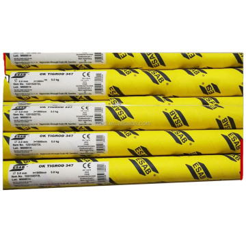 Fio de soldagem de aço inoxidável ESAB OK TIGROD 347 2,4mm